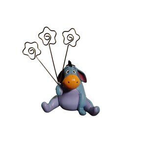 Eeyore Note Card Photo Holder Winnie the Pooh Disney Resin